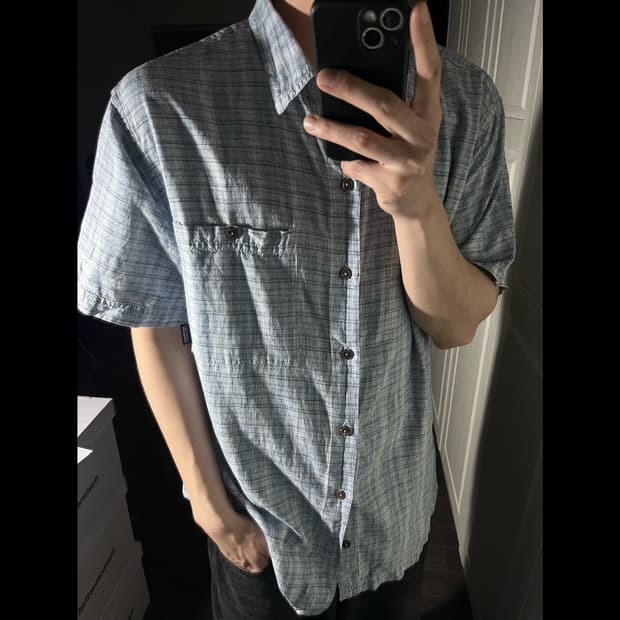 [L] Patagonia 파타고니아 햄프 코튼 셔츠