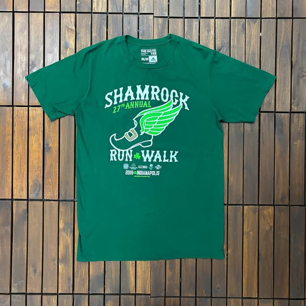 아디다스 Shamrock Run & Walk 티셔츠 (L)