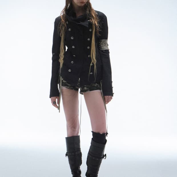 DoublePunch Highneck metal button jacket