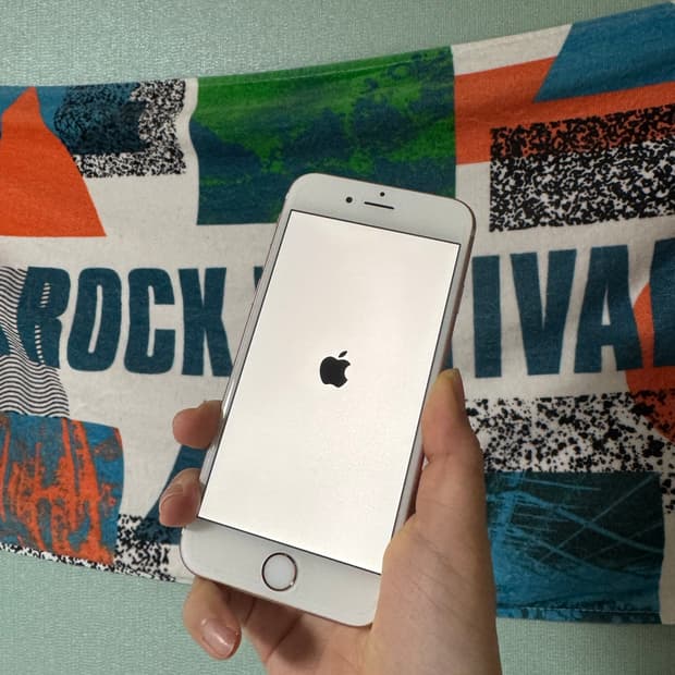 (상태 양호!) 아이폰 6S 128GB 로즈골드 배터리 100% 심프리