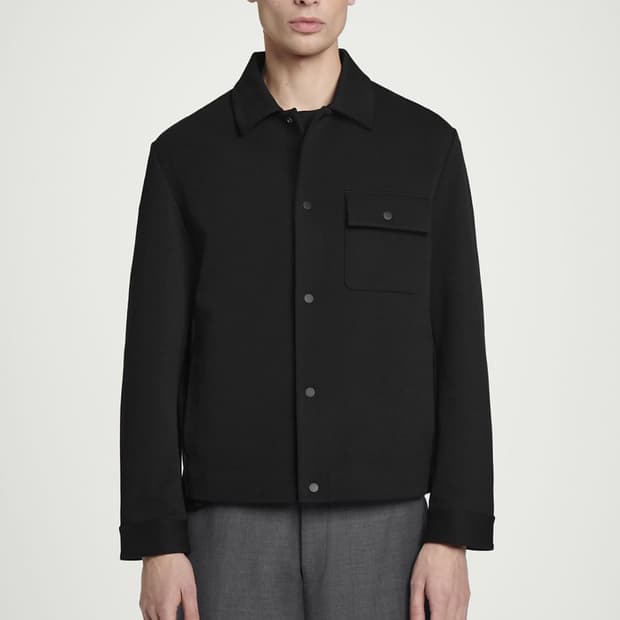 코스 맨즈 저지 트윌 셔츠 자켓