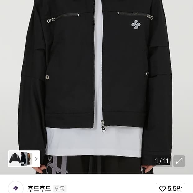 후드후드 디트로이드 자켓