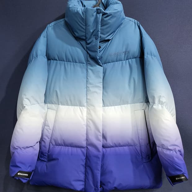 디스커버리 덕다운 넥패딩(새상품)