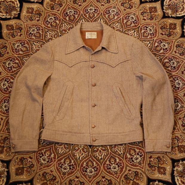 70s Pendleton 100% Virgin Wool 웨스턴 자켓