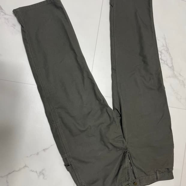 칼하트 카키 루즈핏 워시드덕 유틸리티 워크팬츠 bn0011-m