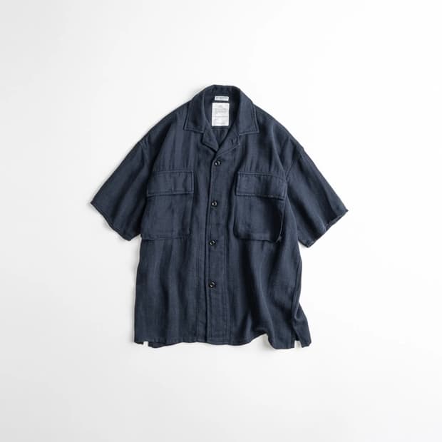 [2] 비헤비어  dyed hbt linen m43 half shirt