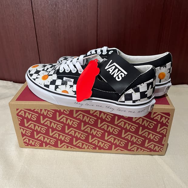 반스 에라 체커보드 데이지 스니커즈 250mm 새상품