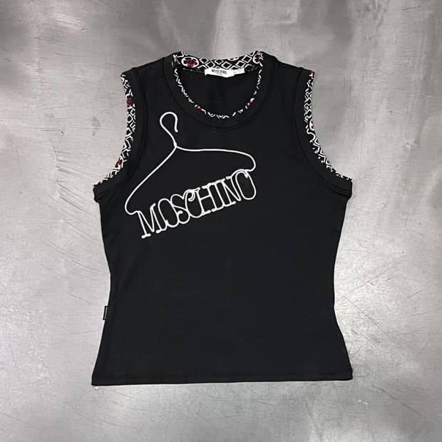  모스키노 진스 로고 슬리브리스 y16301