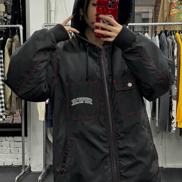 슈프림 쉐르파 스티치 자켓