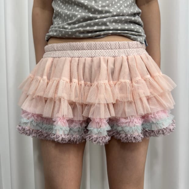 mini layered sha skirt
