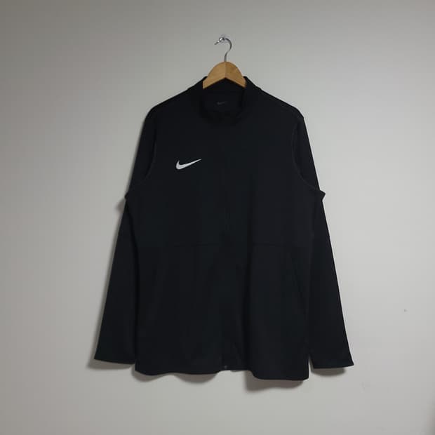 (XL) NIKE 나이키 드라이핏 블랙 트레이닝 집업 자켓 져지