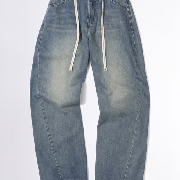 [XS] 스컬프터 에브리데이 로우라이즈 데님 팬츠 라이트 블루