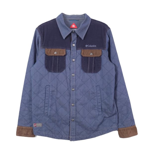 컬럼비아 옴니히트 코듀로이 배색 퀼팅 워크 자켓 M