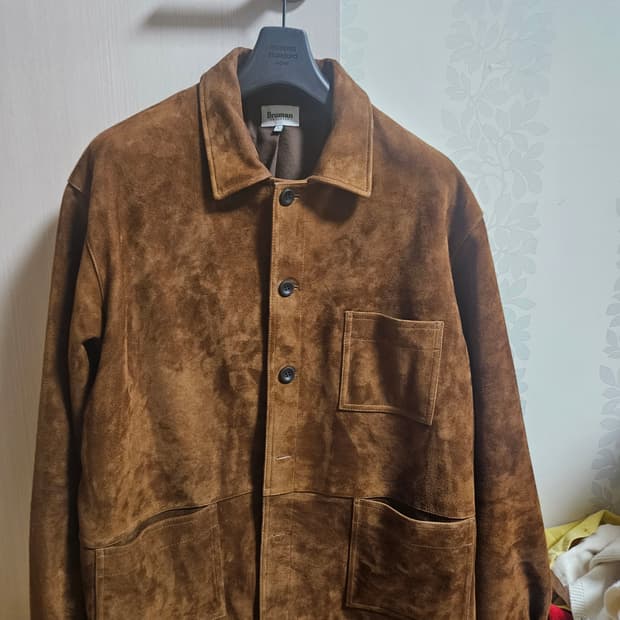 브루먼 스웨이드 초어자켓 L