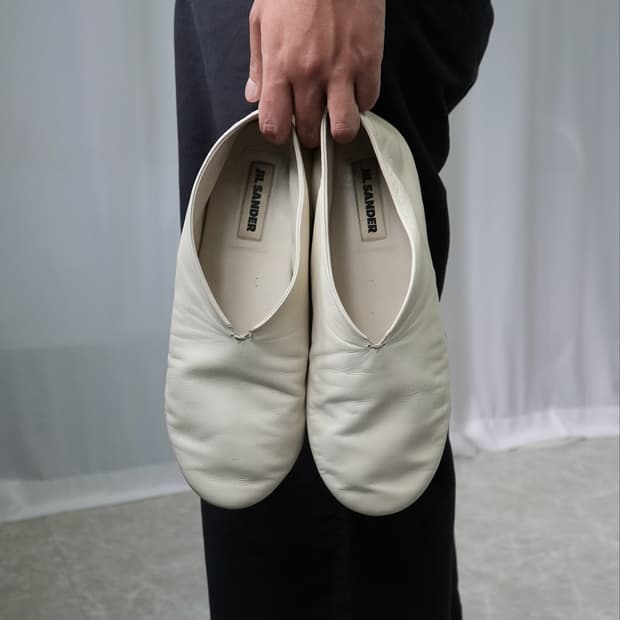 Jil Sander Leather Sliper