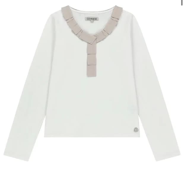 코이세이오 스트랩 롱슬리브 strap long sleeve ivory