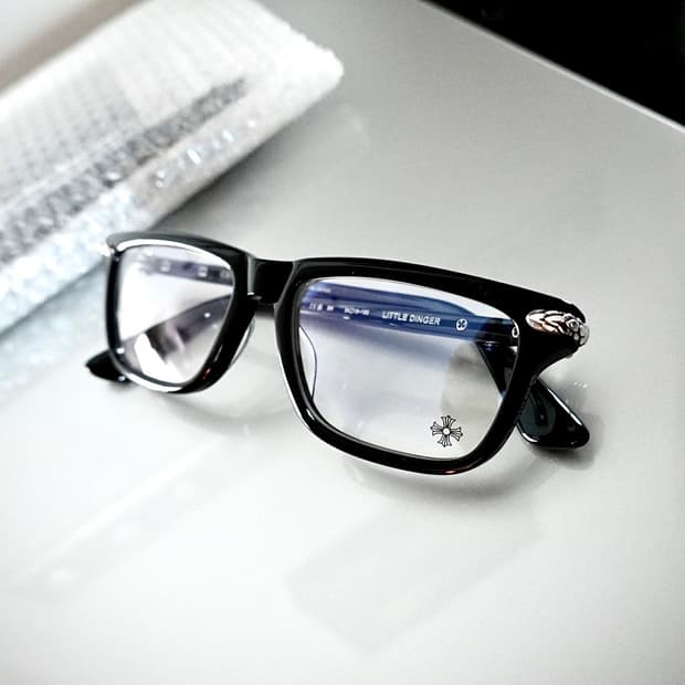 크롬하츠 리틀딩거 블랙/실버 안경