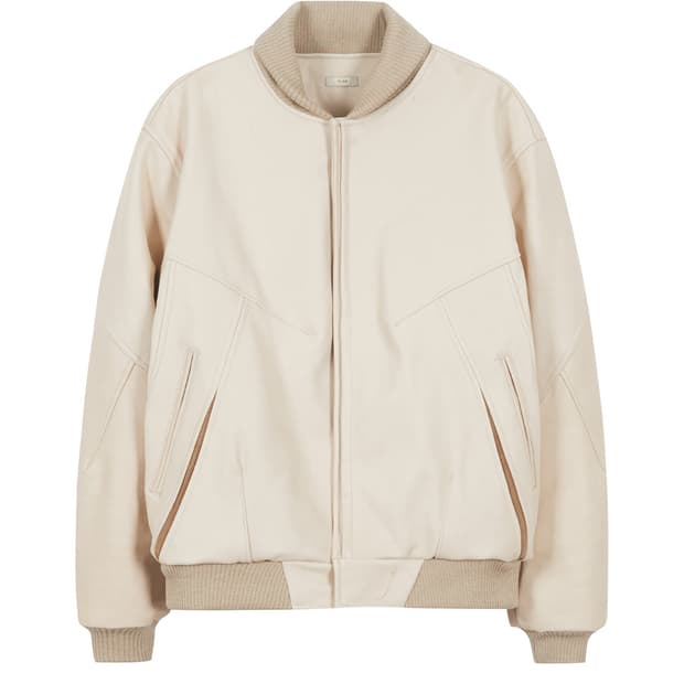 XLIM EP.6 바시티 자켓 아이보리 XS (100-