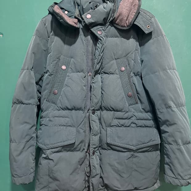 CP컴퍼니 고글패딩 블루그레이 95