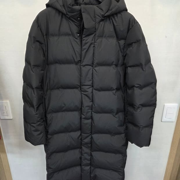 유니클로 미들 롱패딩  m
