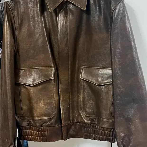 베지터블 레더 A-2 자켓