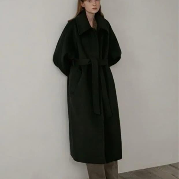 라퍼지 포 우먼 울리치 트렌치 맥코트 블랙  XS