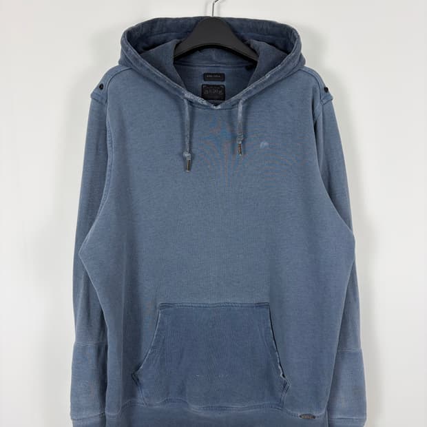 a32) DIESEL 디젤 워싱 피그먼트 후드티