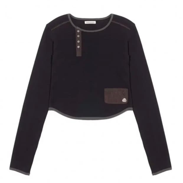 UNBALANCED LONGSLEEVES BLACK