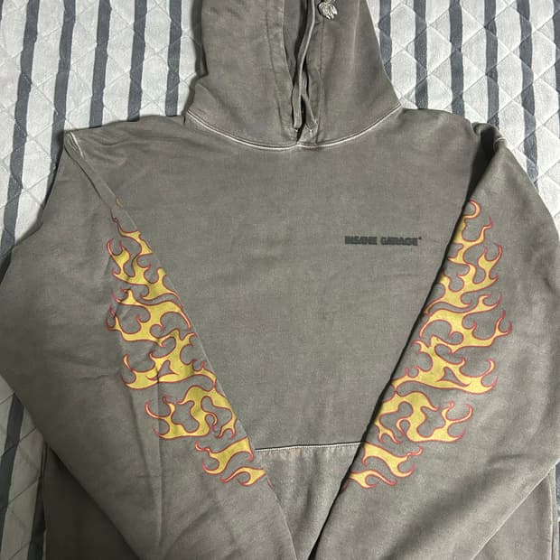 인세인개러지 불꽃 후드티 2사이즈