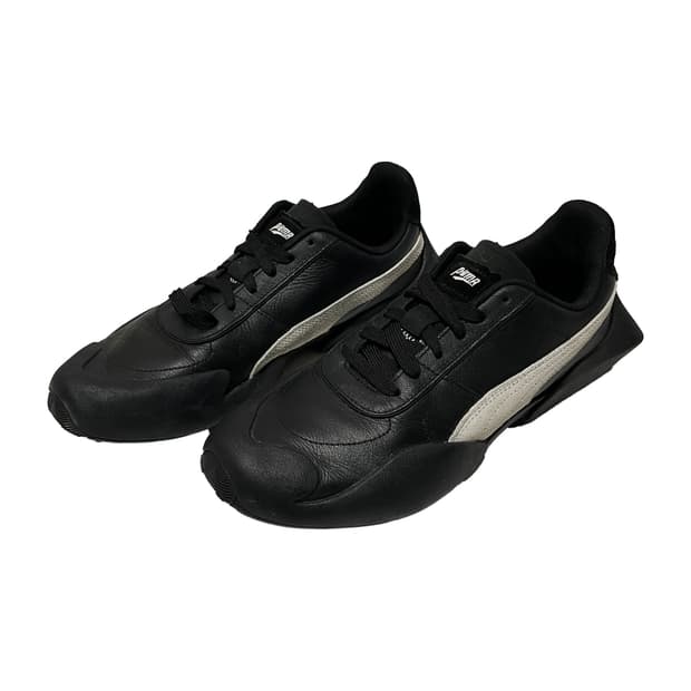 푸마 베이더런 블랙 레더 운동화