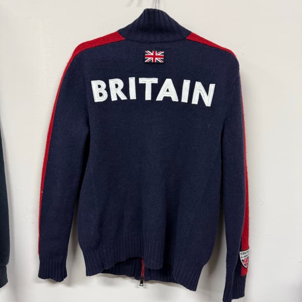 폴로 빅포니 영국 니트집업 M