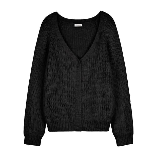 클리시어 슈가플럼 가디건 Sugarplum hairy cardigan