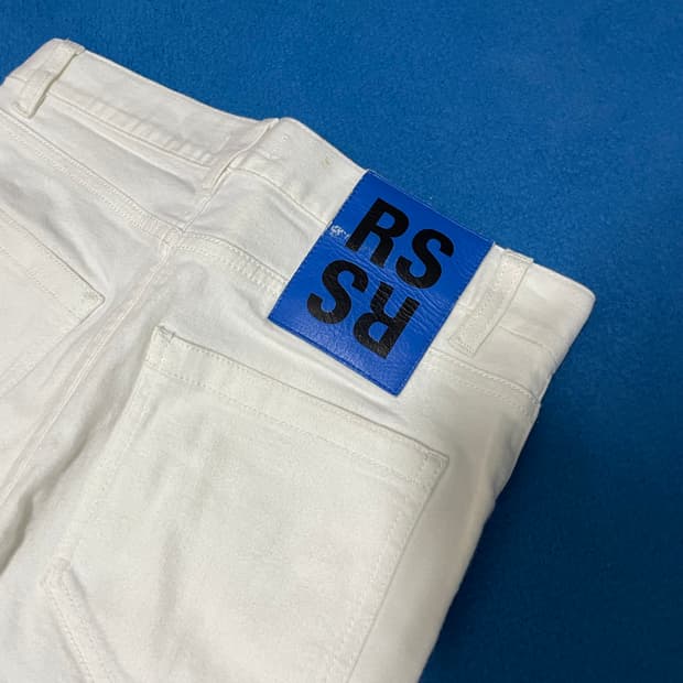 라프시몬스 15ss 블루 패치진