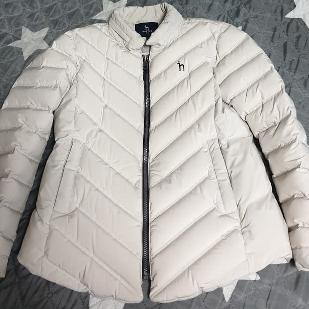 헤지스 골프 덕다운 경량패딩 아이보리(95)