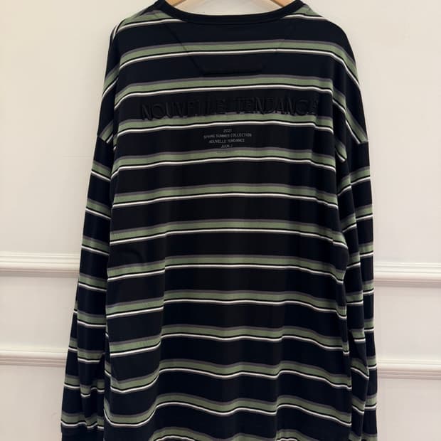 준지 스트라이프 롱슬리브 티셔츠