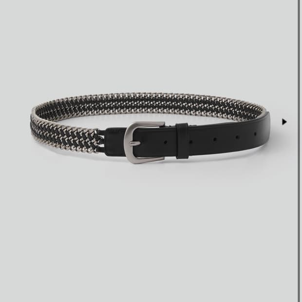 렉토 CHAIN EMBELLISHED LEATHER 벨트 (os)