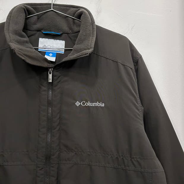 컬럼비아 스몰로고 이너플리스 나일론 자켓