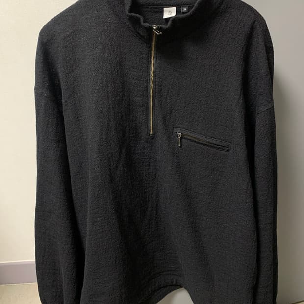 폴리테루 보일드 울 하프집업 초판 3사이즈