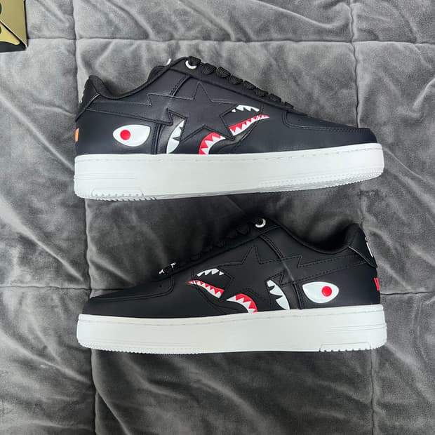 Bape 스타 샤크 m2 블랙 260