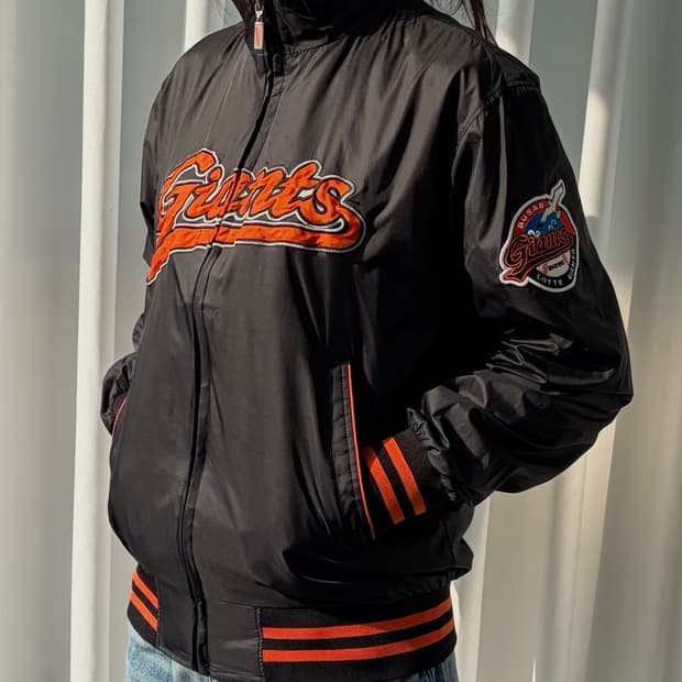 [S]롯데 자이언츠 춘추용 베이스볼 바람막이 자켓