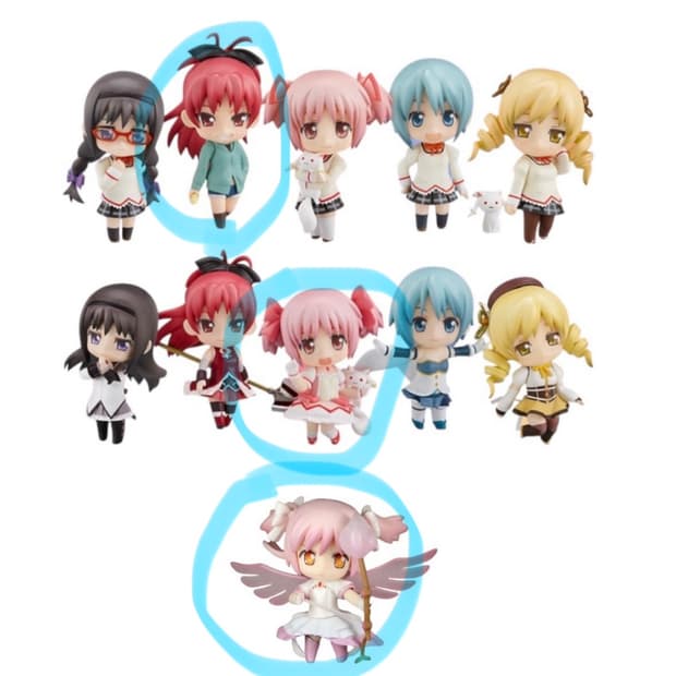 마법소녀 마도카 마기카 랜덤피규어 레어