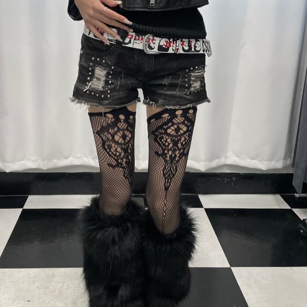 🎸블랙 스터드 숏츠🎸