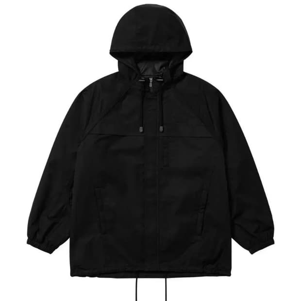 웰빙익스프레스 middle length windbreaker / blac