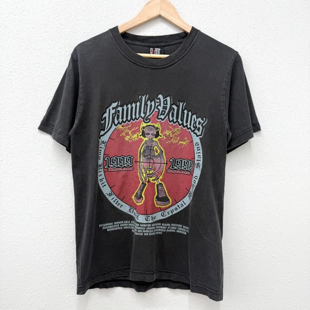 GIANT 패밀리밸류스 그래픽 빈티지 반팔 티셔츠