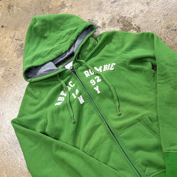 아베크롬비 말차 그린 후드집업