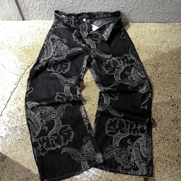 오리엔탈 빈티지 팬츠