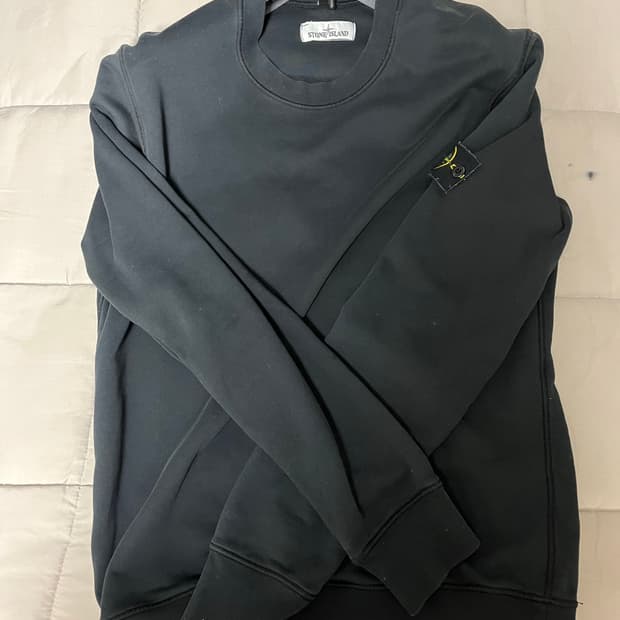 스톤아일랜드 맨투맨 블랙 L