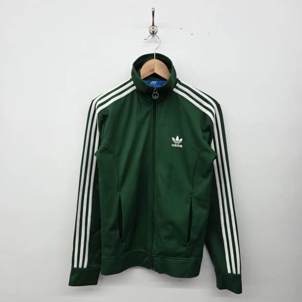 아디다스져지 삼선 트랙탑 자켓 그린 여m