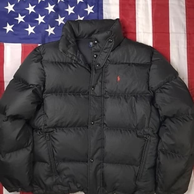 오리지널 랄프로렌폴로 블랙 푸퍼 패딩