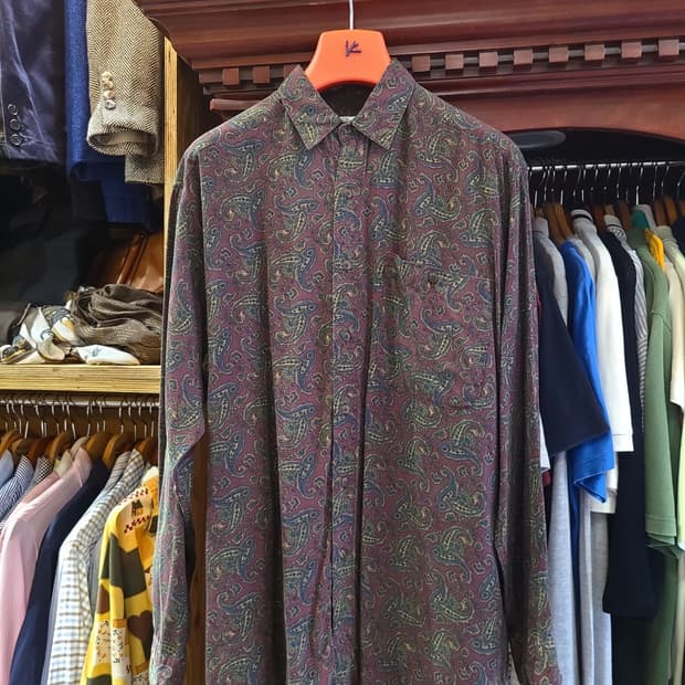 빈티지 페이즐리 셔츠